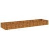 Vidaxl Planter aumentó 387x100x36 cm Cortenstaal