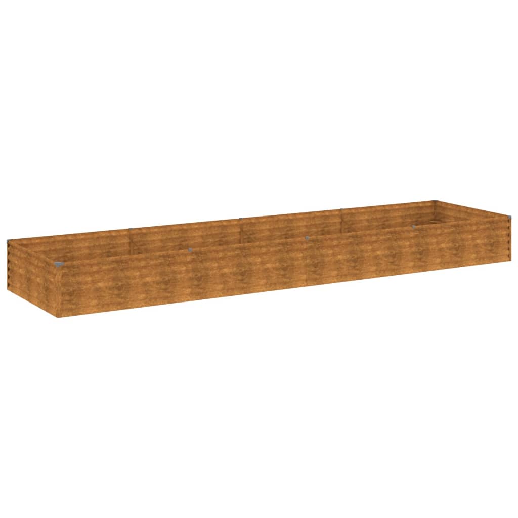Vidaxl Planter aumentó 387x100x36 cm Cortenstaal
