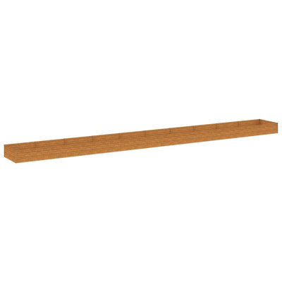 Vidaxl fioriera raccolta 960x100x36 cm Cortenstaal