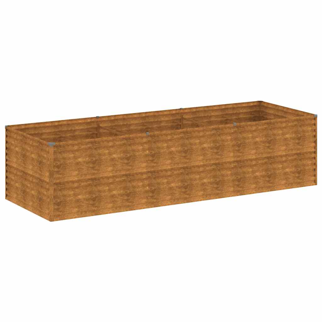 Fioriera Vidaxx rialzata 290x100x69 cm in acciaio corten