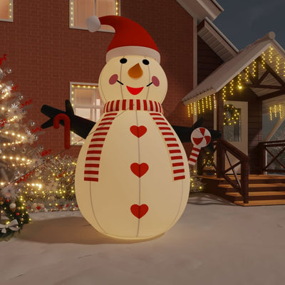 Vidaxl muñeco de nieve inflable con LED 460 cm