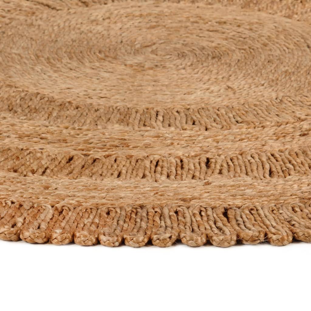 Alfombra Vidaxl alrededor de 120 cm de yute trenzado