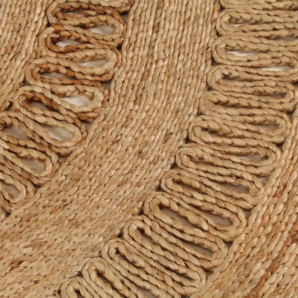 Alfombra Vidaxl alrededor de 150 cm de yute trenzado