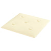 Paneles de pared Vidaxl 12 St 1.08 m² 30x30 cm de crema de cuero artificial