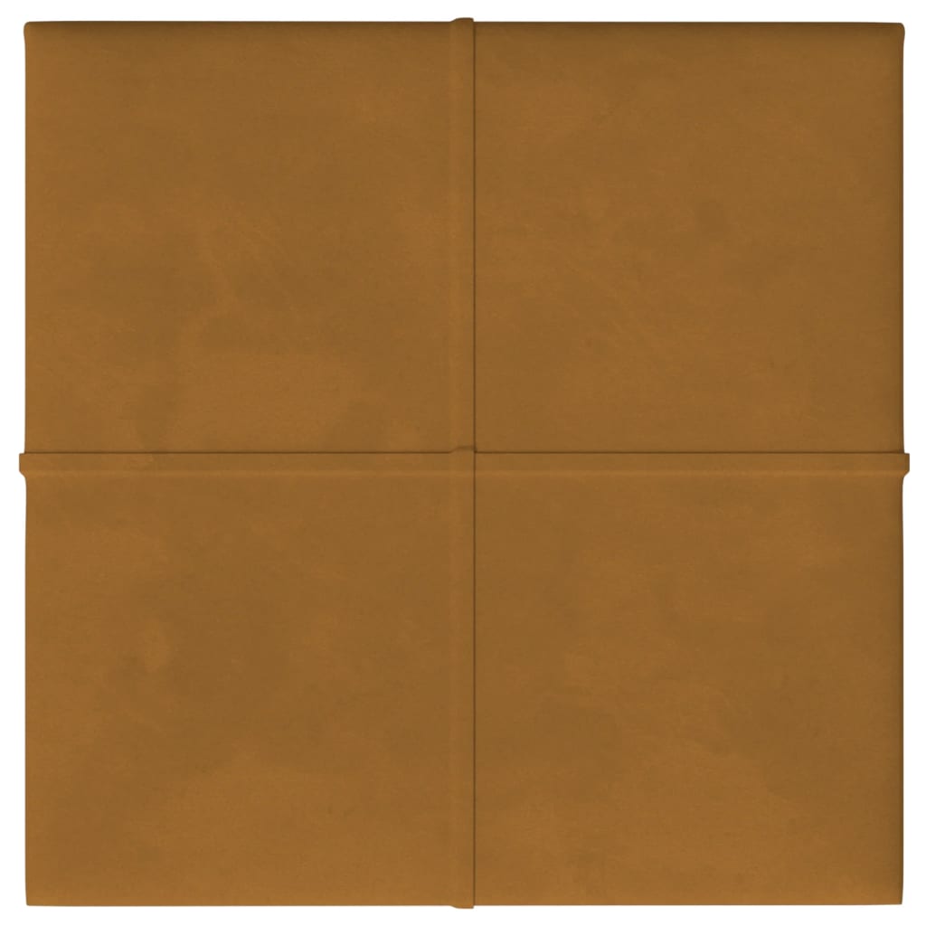 Paneles de pared Vidaxl 12 st 1.08 m² 30x30 cm Velvet Brown