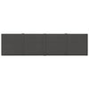 Paneles de pared Vidaxl 12 st 1.08 m² 60x15 cm de tela oscura gris
