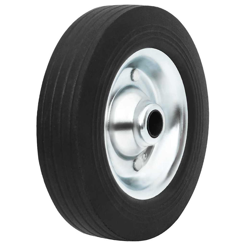 Rueda Vidaxl para volante Ø20x5 cm de goma sólida y acero