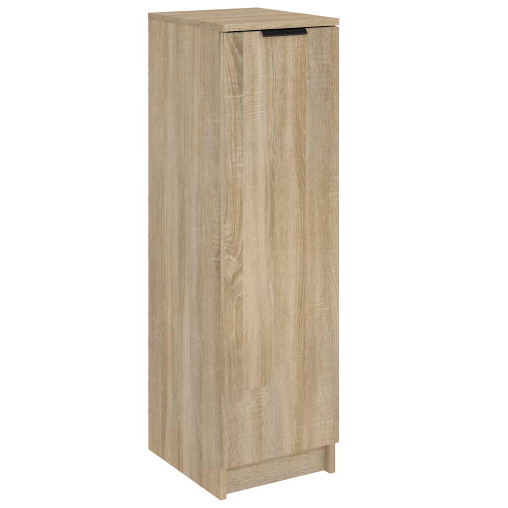 Vidaxl schoenenkast 30x35x100 cm bewerkt hout sonoma eikenkleurig