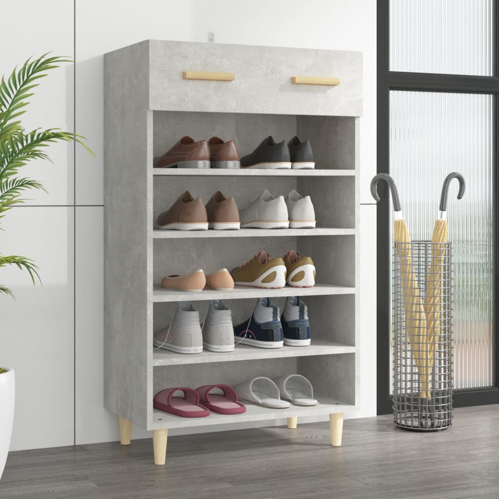 Vidaxl Cabinet da scarpe 60x35x105 cm Prezzo in legno a modifica