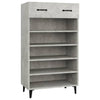 Gabinete de zapatos Vidaxl 60x35x105 cm Precio de concreto de madera editado