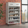 Gabinete de zapatos Vidaxl 60x35x105 cm Precio de concreto de madera editado