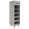 Gabinete de zapatos Vidaxl 30x35x105 cm Precio de concreto de madera editado