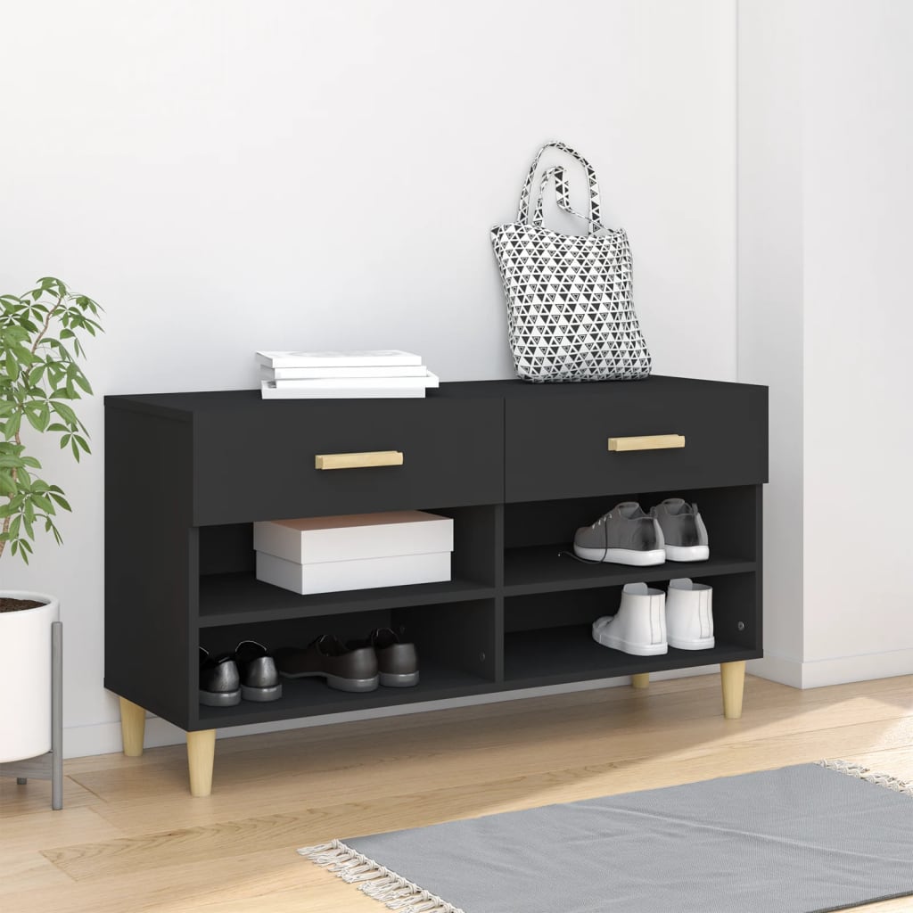 Vidaxl Cabinet da scarpe 102x35x55 cm in legno proprietà