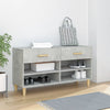 Gabinete de zapatos Vidaxl 102x35x55 cm Precio de concreto de madera procesada