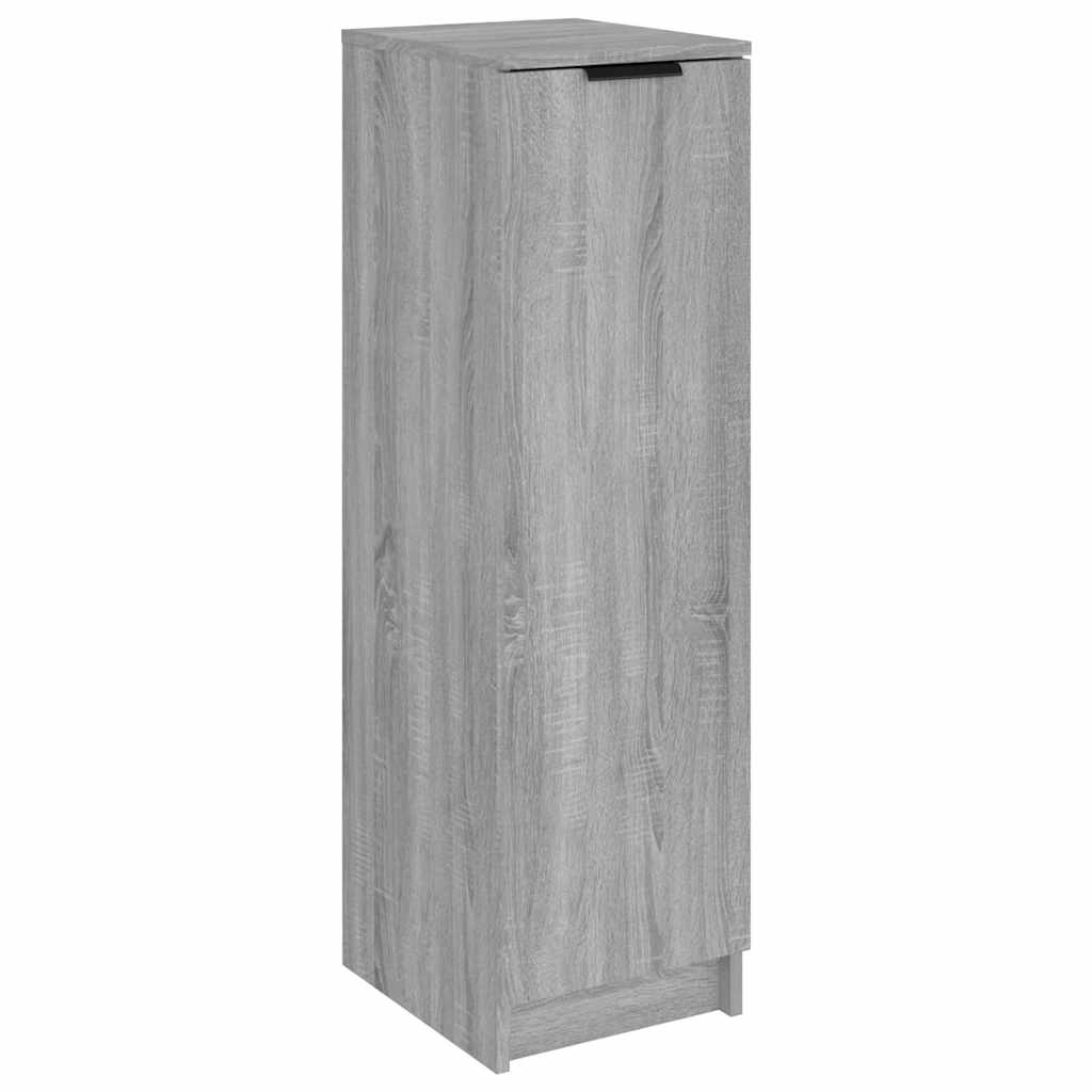 Vidaxl schoenenkast 30x35x100 cm bewerkt hout grijs sonoma eikenkleur