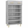 Vidaxl schoenenkast 60x35x105 cm bewerkt hout grijs sonoma eikenkleur