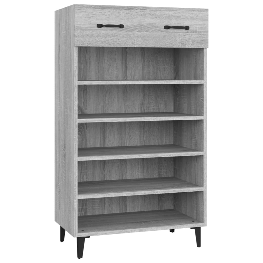 Gabinete de zapatos Vidaxl 60x35x105 CM Madera propiedad de Oak de madera de madera propiedad