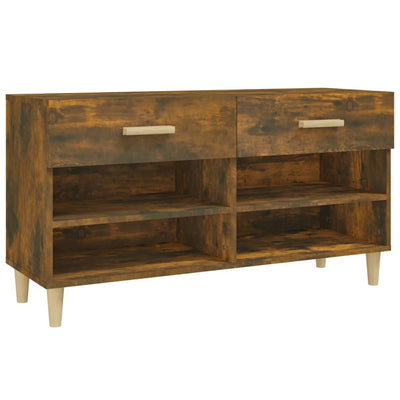 Vidaxl Cabinet da scarpe 102x35x55 cm Colore in legno di legno