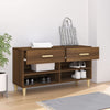 Gabinete de zapatos Vidaxl 102x35x55 cm Corte de madera de madera de roble de madera