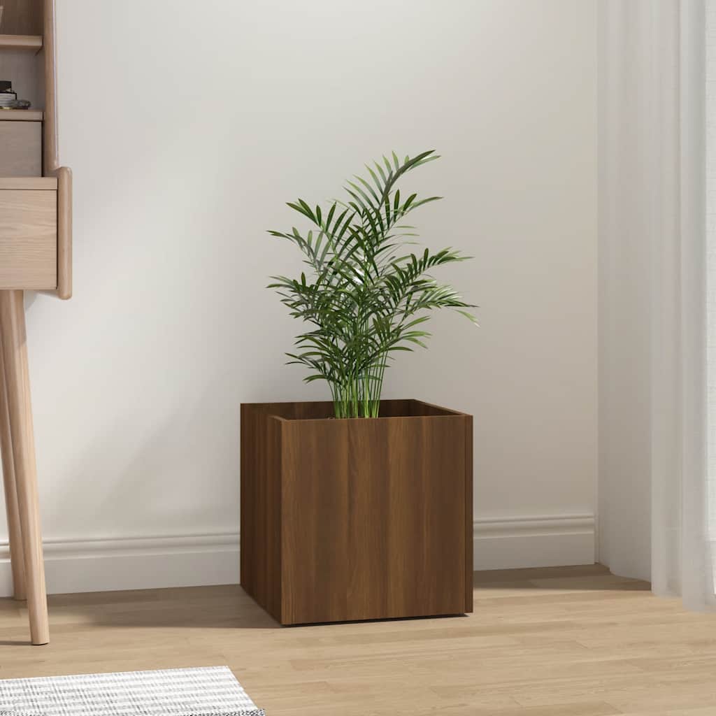 Vidaxl Planter Big 40x40x40 cm de madera procesada Browniken