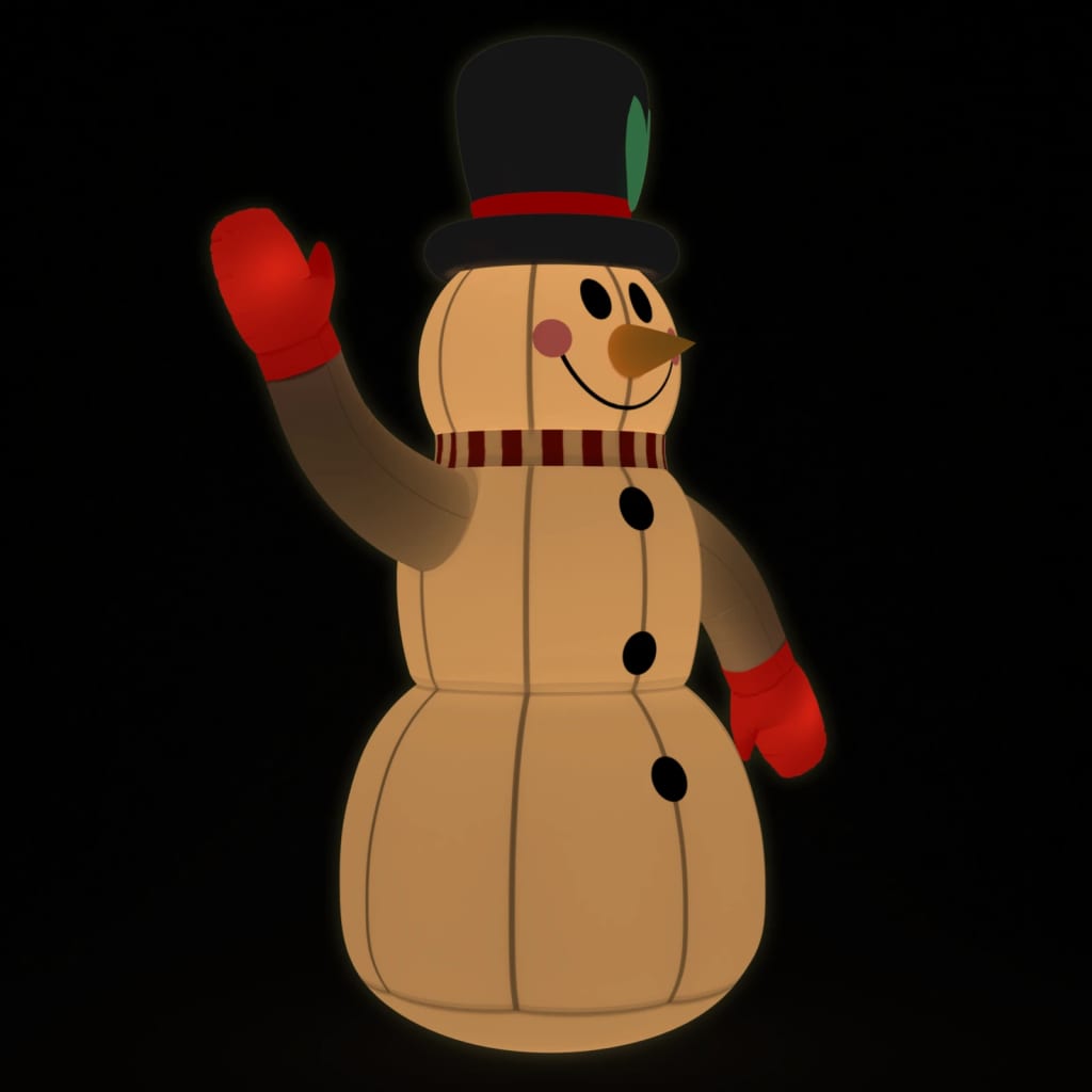 Vidaxl Snowman gonfiabile con LED 300 cm