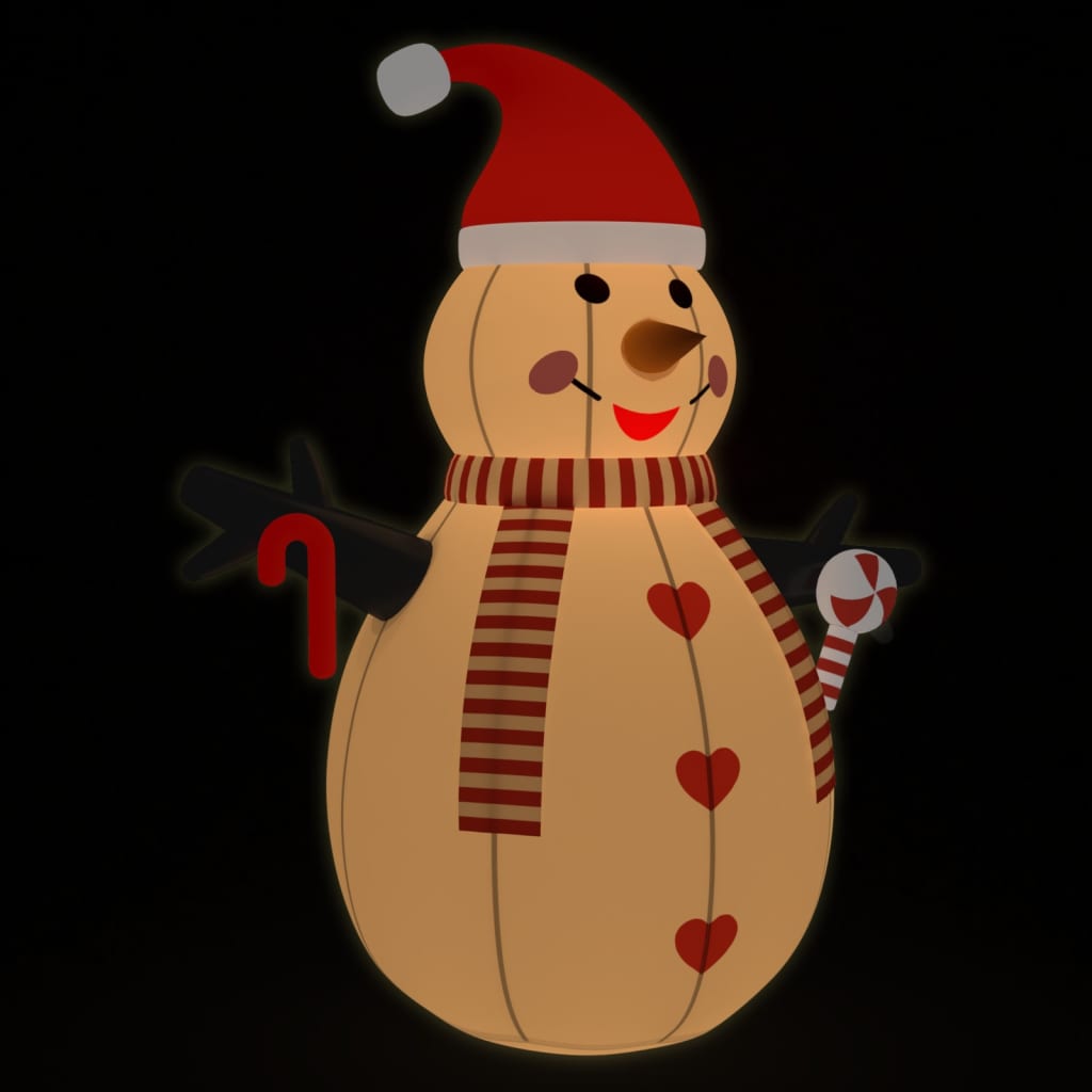 Vidaxl Snowman gonfiabile con LED 250 cm