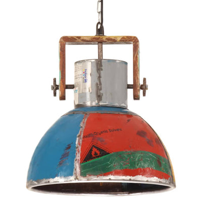 Vidaxx lampada a sospensione industriale rotonda 25 w e27 40 cm multicolore