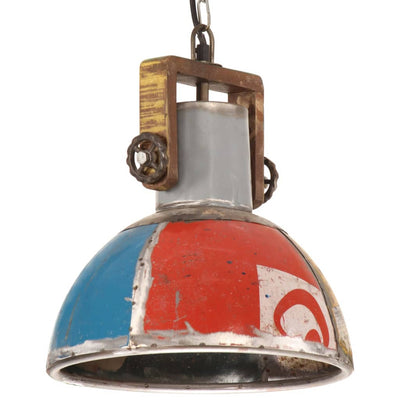 Lampada a sospensione industriale Vidaxx rotonda 25 w e27 30 cm multicolore