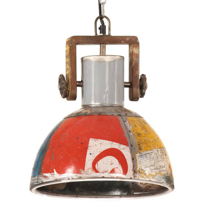 Lampada a sospensione industriale Vidaxx rotonda 25 w e27 30 cm multicolore