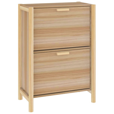 Vidaxl Cabinet da scarpe 57.5x33x80 cm Legno trasformato