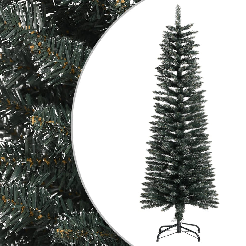 Vidaxl Kunstkerstboom con Green PVC de 120 cm estrecho estándar de 120 cm