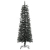 Vidaxl kunstkerstboom met standaard smal 120 cm pvc groen