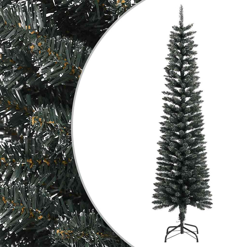 Vidaxl Kunstkerstboom con estrecho estándar de 180 cm PVC Green
