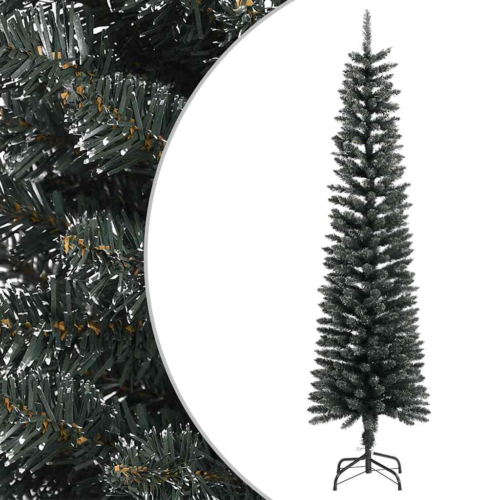 Vidaxl Kunstkerstboom con estrecho estándar de 180 cm PVC Green