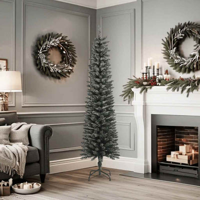 Vidaxl Kunstkerstboom con estrecho estándar de 180 cm PVC Green