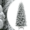 Vidaxl Kunstkerstboom con neve 120 cm PVC e PE