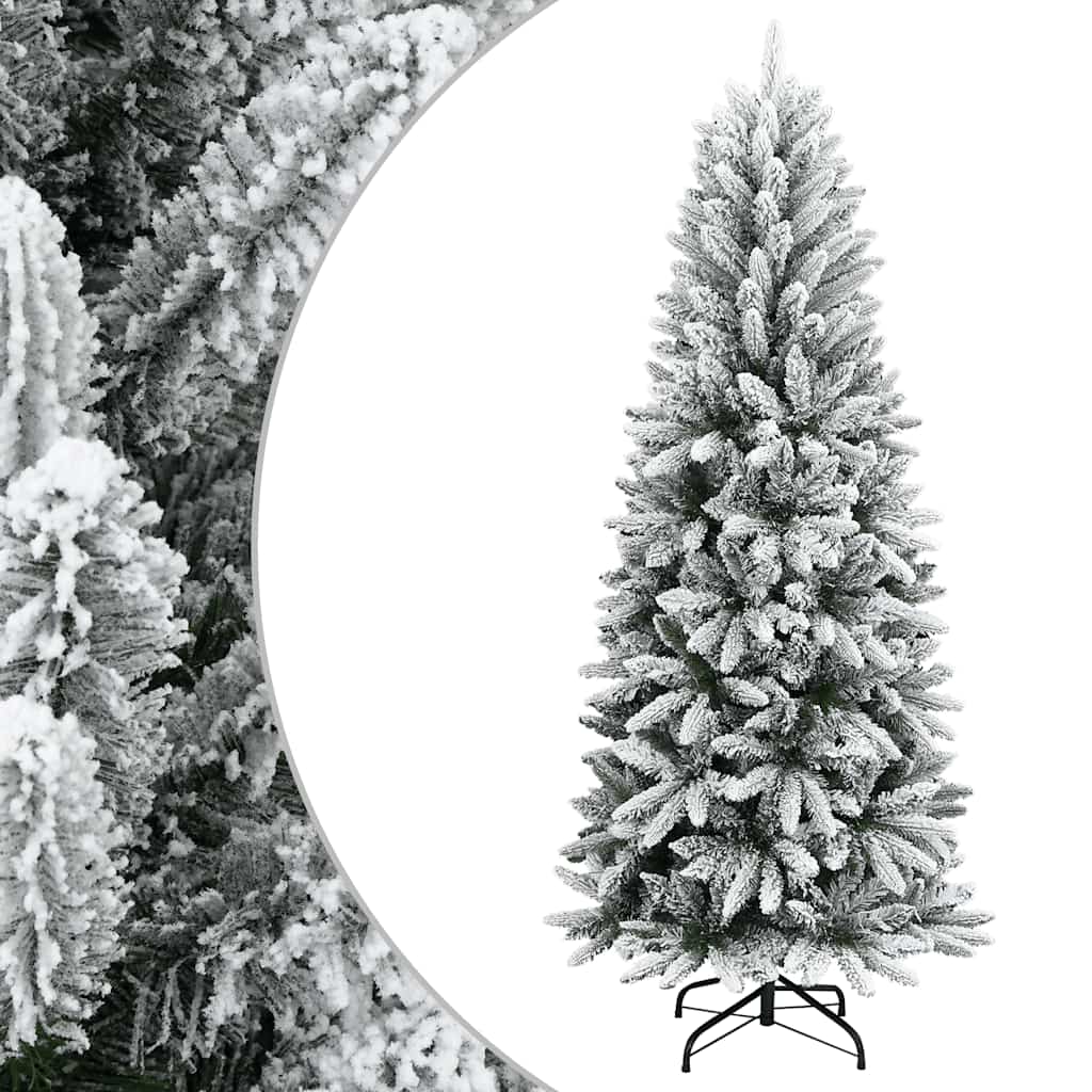 Vidaxl Kunstkerstboom con neve 120 cm PVC e PE