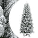 Vidaxl Kunstkerstboom con neve 120 cm PVC e PE