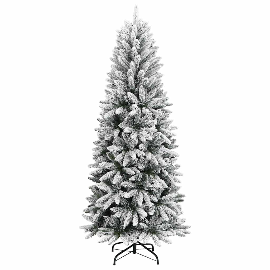 Vidaxl Kunstkerstboom con neve 120 cm PVC e PE