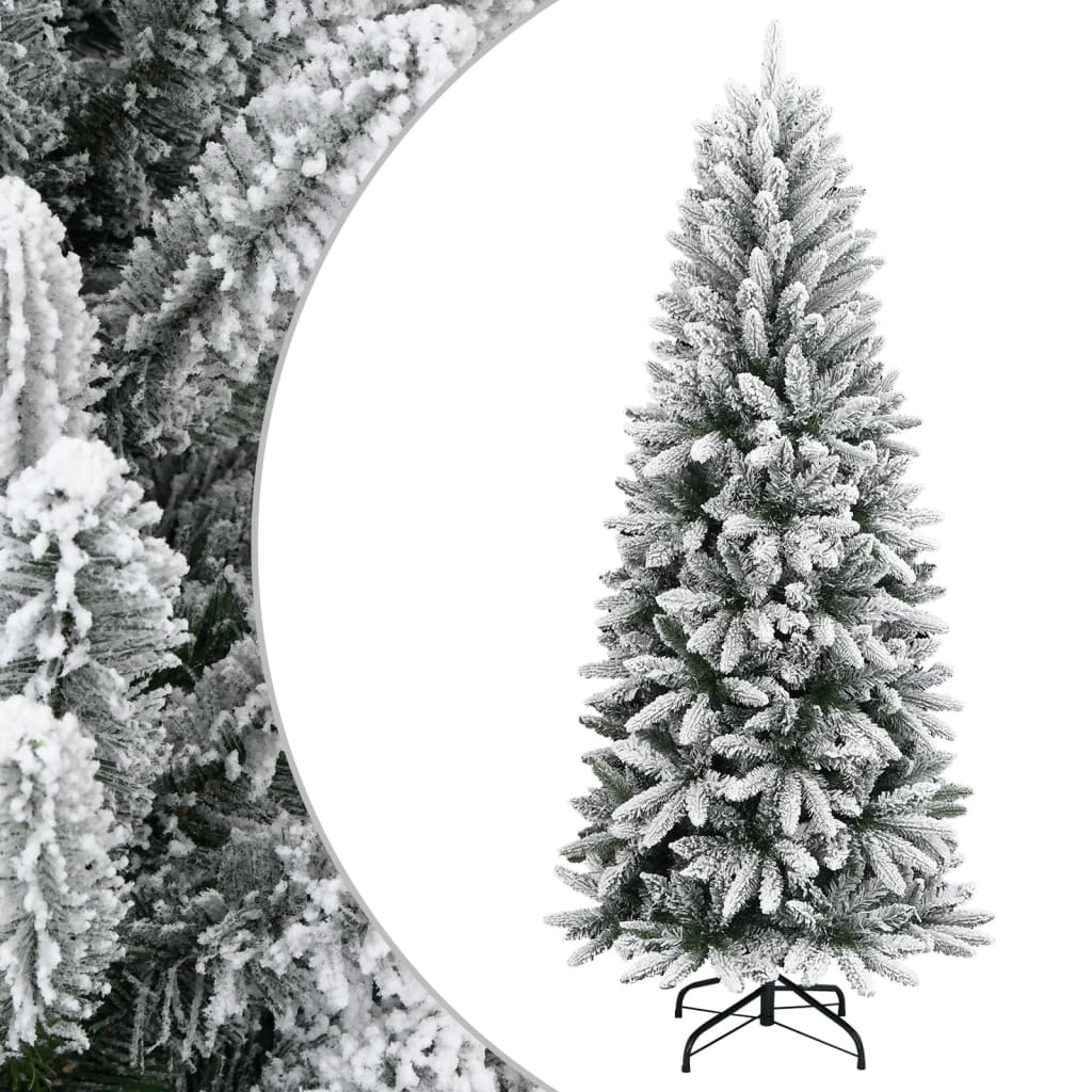 Vidaxl Kunstkerstboom con nieve de 150 cm PVC y PE