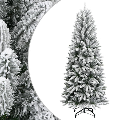 Vidaxl Kunstkerstboom con nieve de 150 cm PVC y PE