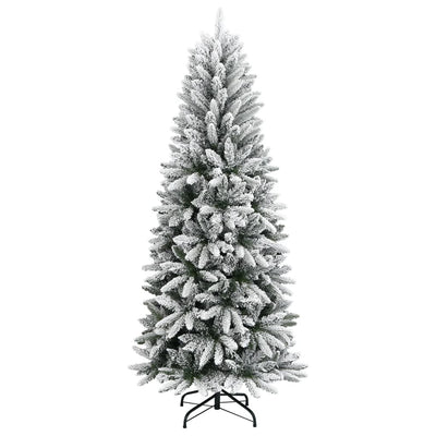 Vidaxl Kunstkerstboom con nieve de 180 cm PVC y PE