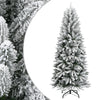 Vidaxl kunstkerstboom met sneeuw 240 cm pvc en pe
