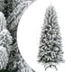 Vidaxx árbol de Navidad artificial con nieve 240 cm PVC y PE