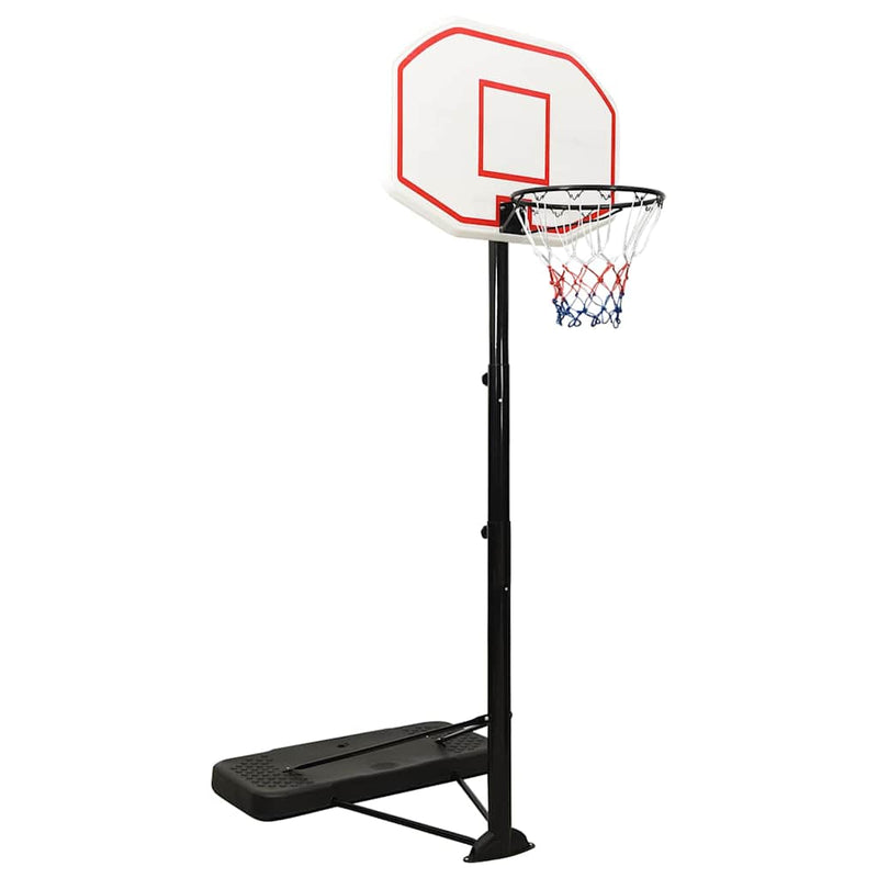 Vidaxl Basketball Standard 258-363 cm polietilene bianco