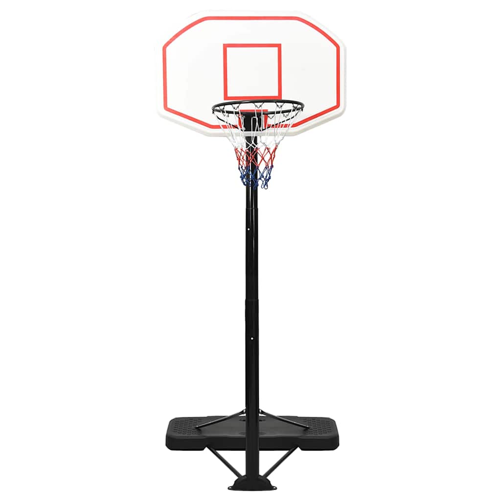 Vidaxl Basketball Standard 258-363 cm polietilene bianco