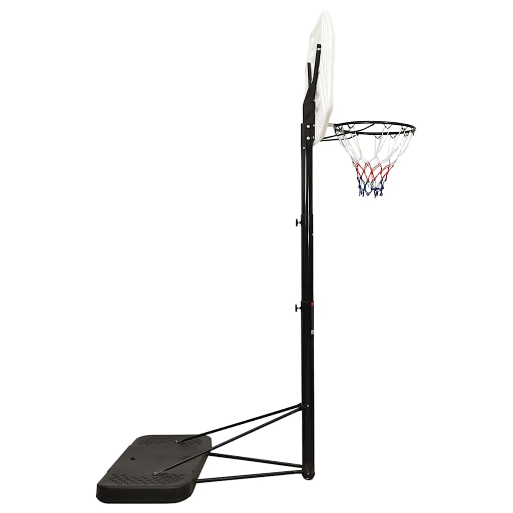 Vidaxl Basketball Standard 258-363 cm polietilene bianco