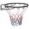Anello da basket Vidaxl 45 cm in acciaio nero
