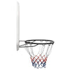 Vidaxl Basketball Board 109x71x3 cm polietilene bianco