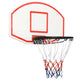 Vidaxl basketbalbord 71x45x2 cm polyetheen wit